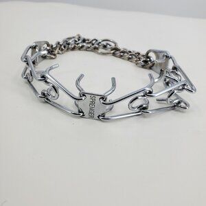 Herm Sprenger Dog Training Prong Pinch Collar Chrome Plated Steel